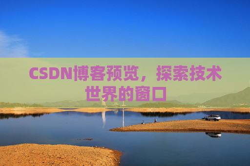 CSDN博客预览，探索技术世界的窗口